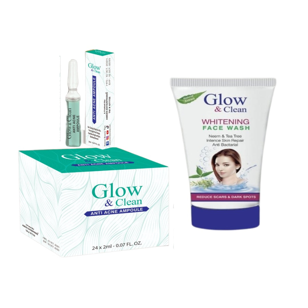 Glow & Clean Anti-Acne Ampoule + Face Wash