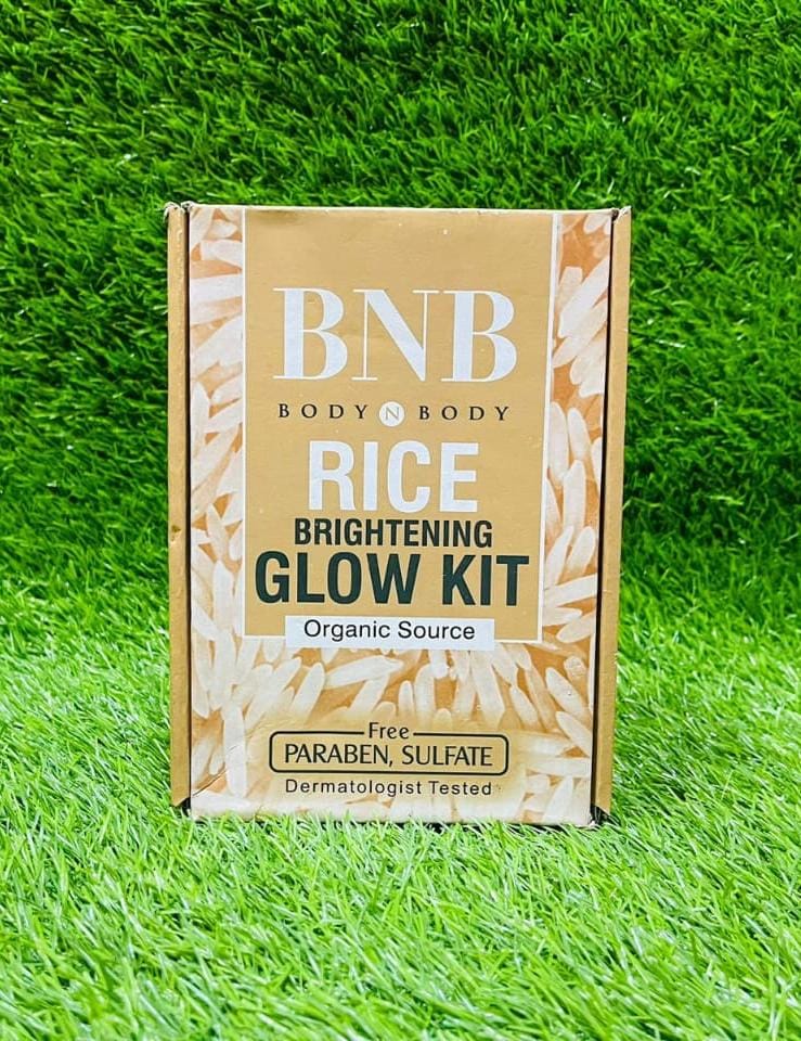 BNB Rice Brightening Glow Kit 3 in 1