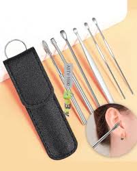 Ear Wax Cleaning Kit, 6 Pcs portable ear spoon